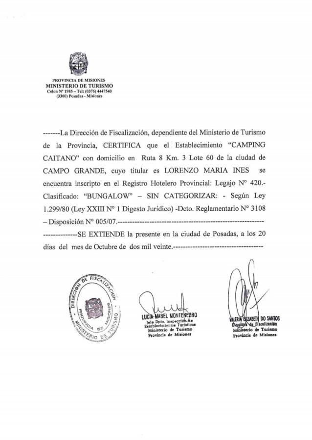 Camping Caitano Otel Campo Grande  Dış mekan fotoğraf